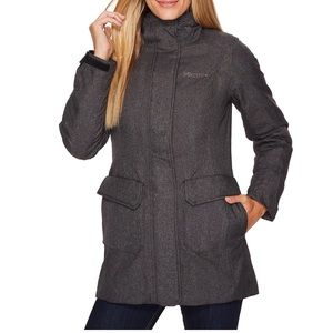 Marmot Georgina Featherless Insulated Coat in Dark Gey
